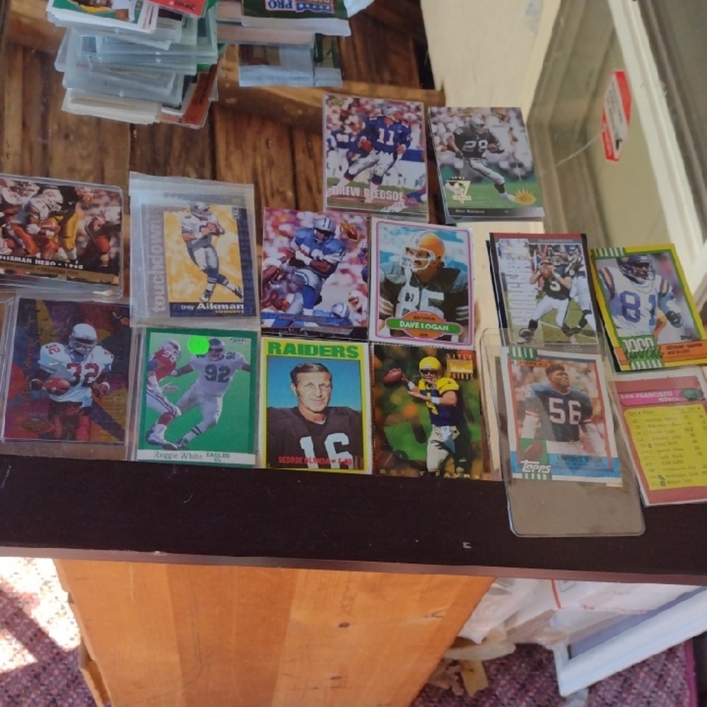 Assorted Football Trading Cards